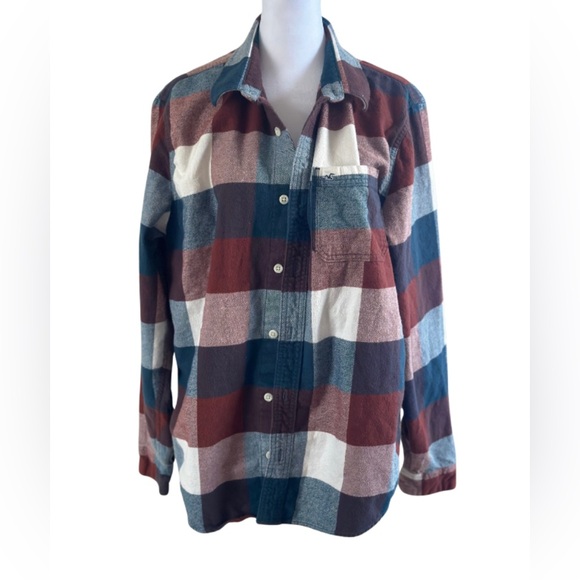 Hollister Other - Hollister Plaid Flannel Button Down Shirt